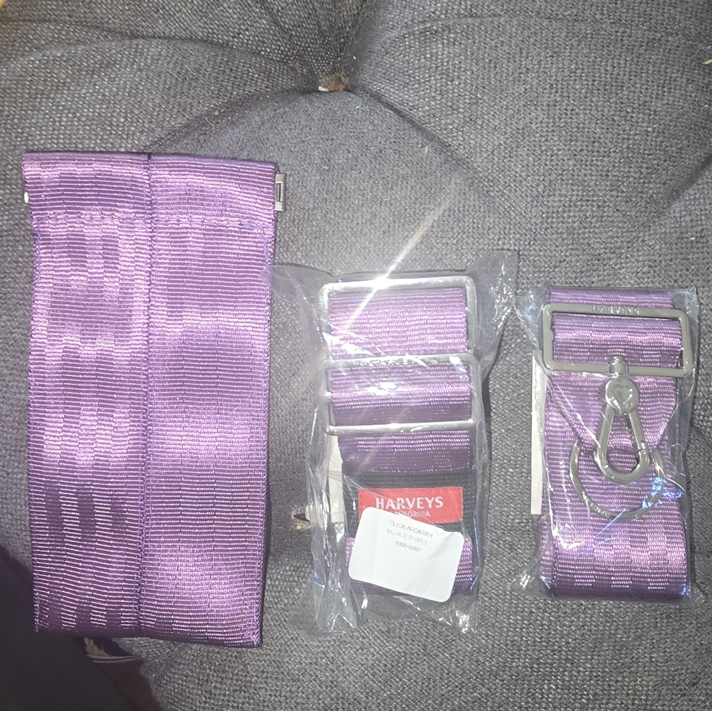Harvey's Purple Salvage Cnc And Cng With Style By Ruby Matching Eyeglass Case - Picture 2 of 2